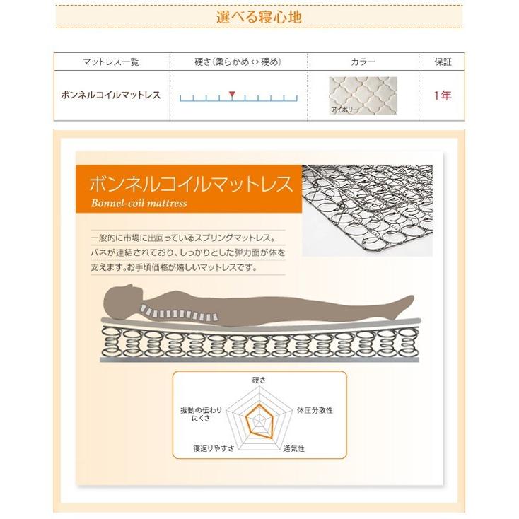 セミシングルベッド 一人暮らし コンパクト 小さい マットレス付き ロー 低い 連結可 つなげる ロング 宮 棚 携帯 収納 照明 ライト コンセント スマホ 充電_5