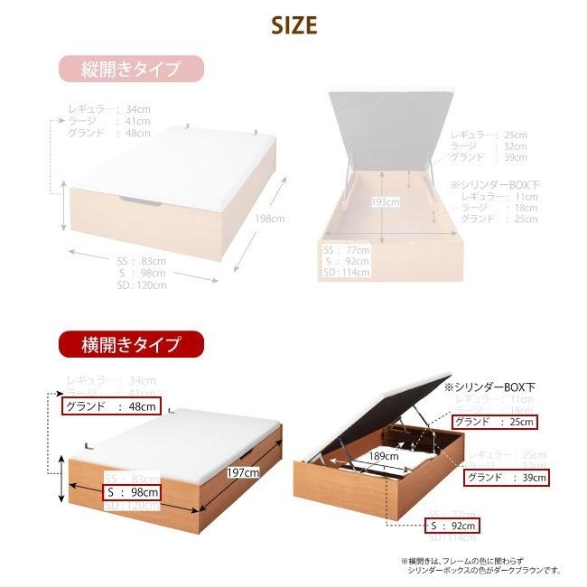 新品未使用！ シングルベッド 一人暮らし フレームのみ 跳ね上げ式ベッド ガス圧 ベッド下 収納付き 大容量 ヘッドレス ヘッドボードなし ヴィンテージ メンズ モダン レトロ 【KUE9967500844】(35381円)