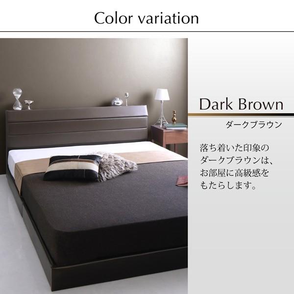 セミダブルベッド 一人暮らし マットレス付き ロー 低い 宮 棚 携帯 収納 コンセント スマホ 充電 すのこ 通気性 カビ レザー ゴージャス 豪華 ゴシック 姫系_11
