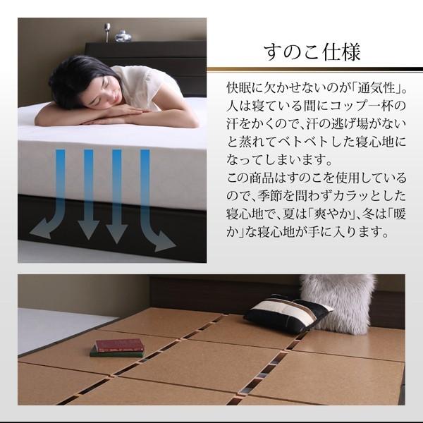 セミダブルベッド 一人暮らし マットレス付き ロー 低い 宮 棚 携帯 収納 コンセント スマホ 充電 すのこ 通気性 カビ レザー ゴージャス 豪華 ゴシック 姫系_8