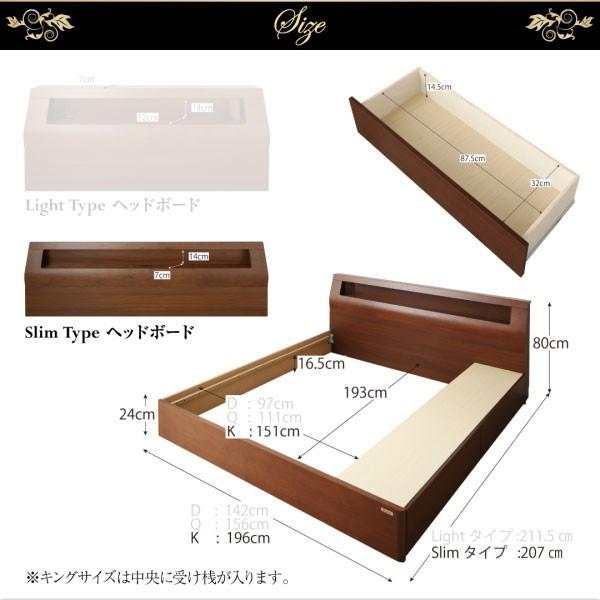 キングベッド 家族 ファミリー 親子 ワイド マットレス付き チェスト ベッド下 収納 引き出し 大容量 宮 棚 携帯 リモコン コンセント スマホ 充電 ヴィンテージ_2