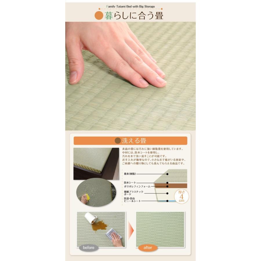 大人気 連結ベッド 幅200 キング ワイド 3人 4人 家族 つなげる 2台 分割 ファミリー フレーム 日本製 国産 畳 硬め 腰痛 ベッド下 収納 高い 床下 ヘッドレス 布団収納 【SK1824964042】(64780円)