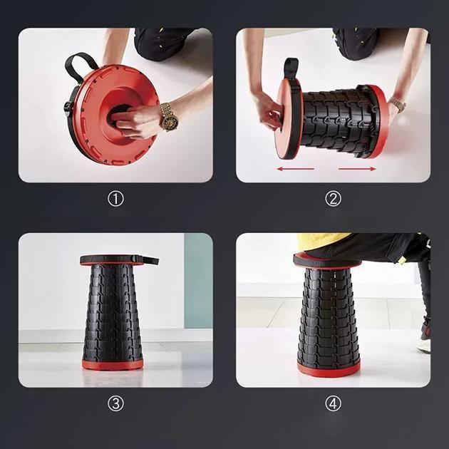 折り畳み椅子 軽量 小型 コンパクト 高さ調整可能 持ち運び