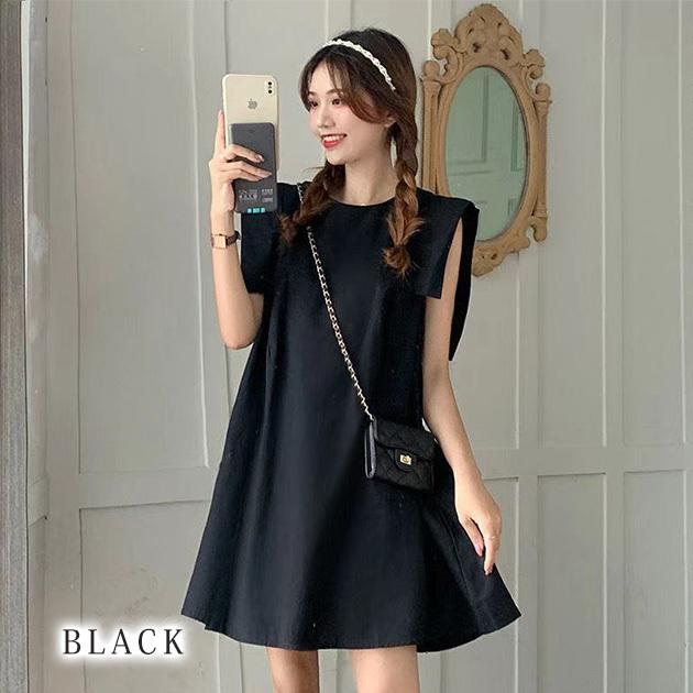 ノースリーブ ブラック チュニック 未使用 Edition ブラック ノースリーブチュニック