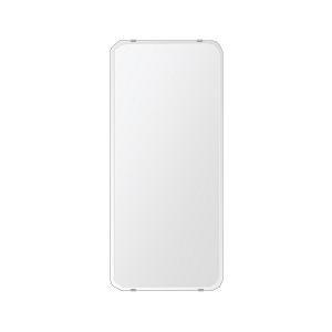 クリスタル ミラー 洗面鏡 浴室鏡 360x800mm 角丸四角形 クリスタルカット 洗面 鏡 浴室 壁掛け ミラー 日本製 5mm厚 取付金具と説明書 壁掛け鏡 ウオールミラー