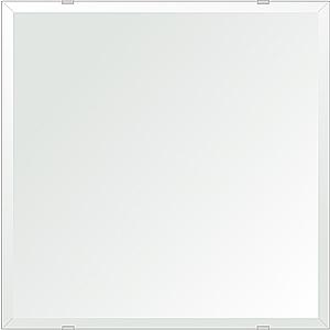 クリスタル ミラー 洗面鏡 浴室鏡 500x500mm 正方形 デラックスカット 洗面 鏡 浴室 壁掛け ミラー 日本製 5mm厚 取付金具と説明書 壁掛け鏡 ウオールミラー