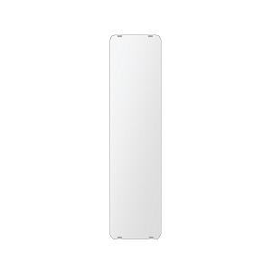 クリスタル ミラー 洗面鏡 浴室鏡 200x800mm 角丸四角形 シンプルカット 洗面 鏡 浴室 壁掛け ミラー 日本製 5mm厚 取付金具と説明書 壁掛け鏡 ウオールミラー