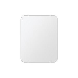 クリスタル ミラー 洗面鏡 浴室鏡 500x640mm 角丸四角形 シンプルカット 洗面 鏡 浴室 壁掛け ミラー 日本製 5mm厚 取付金具と説明書 壁掛け鏡 ウオールミラー