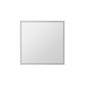 クリスタル ミラー 上下左右フレーム 洗面鏡 浴室鏡 550x550mm 正方形 鏡 壁掛け ミラー 日本製 5mm厚 取付金具と説明書 壁掛け鏡 ウオールミラー 防湿鏡 姿見｜kagami