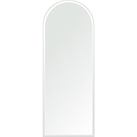 クリスタル ミラー 450x1200mm アーチ形状 デラックスカット 鏡 壁掛け ミラー 壁掛け 日本製 5mm厚 玄関 リビング 寝室 トイレ 取付金具と説明書 壁掛け鏡 壁に