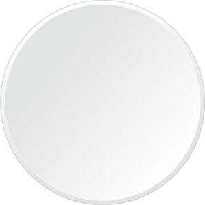 クリスタル ミラー 500x500mm 正円形 クリスタルカット 鏡 壁掛け ミラー 壁掛け 日本製 5mm厚 玄関 リビング 寝室 トイレ 取付金具と説明書 壁掛け鏡 壁に直付_1