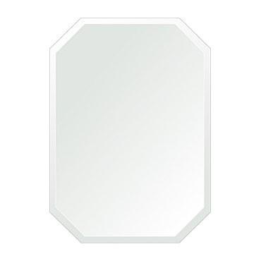 クリスタル ミラー 360x500mm エメラルド デラックスカット 鏡 壁掛け ミラー 壁掛け 日本製 5mm厚 玄関 リビング 寝室 トイレ 取付金具と説明書 壁掛け鏡 壁に