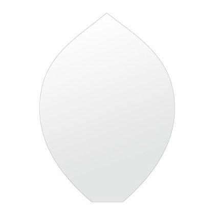 クリスタル ミラー 430x600mm リーク シンプルカット 鏡 壁掛け ミラー 壁掛け 日本製 5mm厚 玄関 リビング 寝室 トイレ 取付金具と説明書 壁掛け鏡 壁に直付け