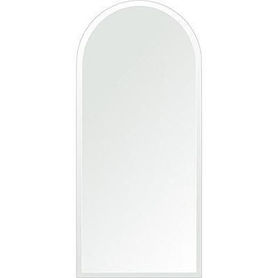 クリスタル ミラー 洗面鏡 浴室鏡 450x1000mm アーチ形状 デラックスカット 洗面 鏡 浴室 壁掛け ミラー 日本製 5mm厚 取付金具と説明書 壁掛け鏡｜kagami