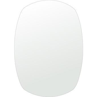 クリスタル ミラー 洗面鏡 浴室鏡 400x560mm クッション シンプル