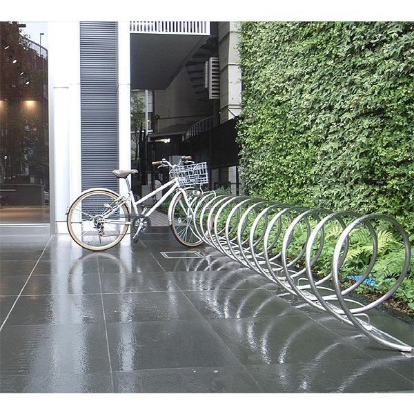 自転車スタンド2台用　ステンレス サイクルスタンド ステンレス 床付け 2台 用 日本製 自転車スタンド