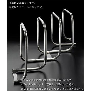 サイクルスタンド ステンレス 床付け 1台 用 日本製 自転車スタンド 