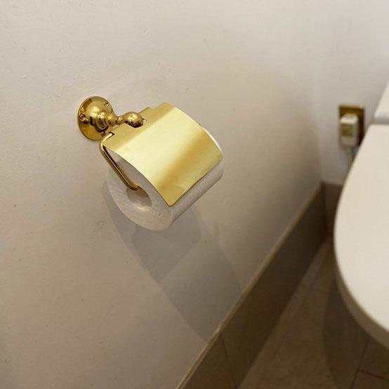 ペーパーホルダー トイレ 金色 ゴールド トイレットペーパーホルダー
