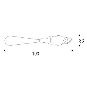 靴ベラ スタンド 靴べら ショート 真鍮 クツベラ くつべら 靴べら おしゃれ デザイン アンティーク：g-6g6008k0｜kagami｜03