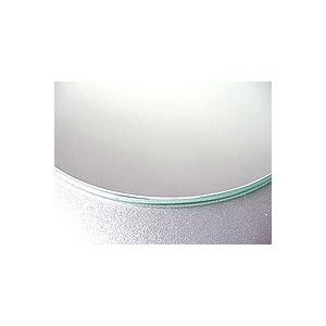 ガラスマット 硝子敷き（正円形）国産の硝子 板硝子（板厚5ミリ） 糸面取り加工（面取り幅1〜2ミリ）：直径1200mm