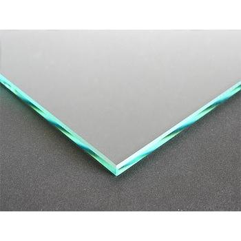 ガラスマット 硝子敷き（長方形 正方形）国産の硝子 板硝子（板厚5ミリ） 糸面取り加工（面取り幅1〜2ミリ）：550x900mm｜kagami