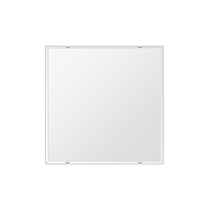 クリスタル ミラー 600x600mm 正方形 クリスタルカット 鏡 壁掛け ミラー 壁掛け 日本製 5mm厚 玄関 リビング 寝室 トイレ 取付金具と説明書 壁掛け鏡 壁に直付