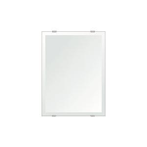 クリスタル ミラー 300x400mm 長方形 デラックスカット 鏡 壁掛け ミラー 壁掛け 日本製 5mm厚 玄関 リビング 寝室 トイレ 取付金具と説明書 壁掛け鏡 壁に直付