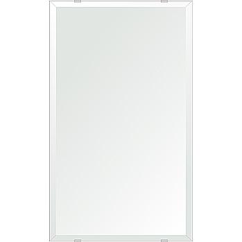クリスタル ミラー 350x600mm 長方形 デラックスカット 鏡 壁掛け ミラー 壁掛け 日本製 5mm厚 玄関 リビング 寝室 トイレ 取付金具と説明書 壁掛け鏡 壁に直付