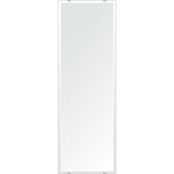 クリスタル ミラー 400x1200mm 長方形 デラックスカット 鏡 壁掛け ミラー 壁掛け 日本製 5mm厚 玄関 リビング 寝室 トイレ 取付金具と説明書 壁掛け鏡 壁に直付