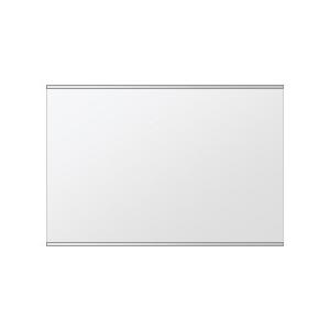 クリスタル ミラー 上下フレーム w750mmxh500mm 長方形 鏡 壁掛け ミラー 壁掛け 日本製 5mm厚 玄関 リビング 寝室 トイレ 取付金具と説明書 壁に直付け 壁掛け