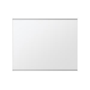 クリスタル ミラー 上下フレーム w750mmxh600mm 長方形 鏡 壁掛け ミラー 壁掛け 日本製 5mm厚 玄関 リビング 寝室 トイレ 取付金具と説明書 壁に直付け 壁掛け