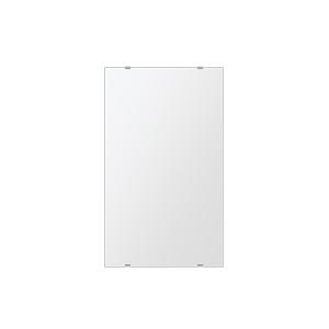 クリスタル ミラー 350x600mm 長方形 シンプルカット 鏡 壁掛け ミラー 壁掛け 日本製 5mm厚 玄関 リビング 寝室 トイレ 取付金具と説明書 壁掛け鏡 壁に直付け