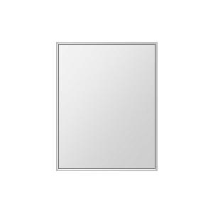 クリスタル ミラー 上下左右フレーム 500x600mm 長方形 鏡 壁掛け ミラー 壁掛け 日本製 5mm厚 玄関 リビング 寝室 トイレ 取付金具と説明書 壁に直付け 壁掛け