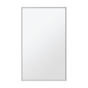 クリスタル ミラー 上下左右フレーム 600x1000mm 長方形 鏡 壁掛け ミラー 壁掛け 日本製 5mm厚 玄関 リビング 寝室 トイレ 取付金具と説明書 壁に直付け 壁掛け