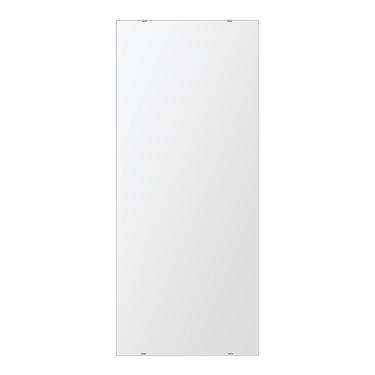 クリスタル ミラー 500x1100mm 長方形 シンプルカット 鏡 壁掛け ミラー 壁掛け 日本製 5mm厚 玄関 リビング 寝室 トイレ 取付金具と説明書 壁掛け鏡 壁に直付け