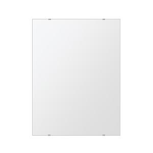 クリスタル ミラー 600x800mm 長方形 シンプルカット 鏡 壁掛け ミラー 壁掛け 日本製 5mm厚 玄関 リビング 寝室 トイレ 取付金具と説明書 壁掛け鏡 壁に直付け