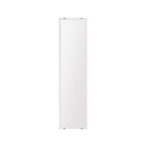 スーパークリアー ミラー 200x800mm 長方形 クリスタルカット 鏡 壁掛け ミラー 壁掛け 日本製 5mm厚 玄関 リビング 寝室 トイレ 取付金具と説明書 高透過