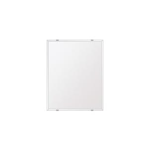 スーパークリアー ミラー 400x500mm 長方形 クリスタルカット 鏡 壁掛け ミラー 壁掛け 日本製 5mm厚 玄関 リビング 寝室 トイレ 取付金具と説明書 高透過