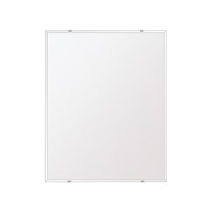 スーパークリアー ミラー 600x750mm 長方形 クリスタルカット 鏡 壁掛け ミラー 壁掛け 日本製 5mm厚 玄関 リビング 寝室 トイレ 取付金具と説明書 高透過