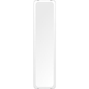 スーパークリアー ミラー 200x800mm 角丸四角形 デラックスカット 鏡 壁掛け ミラー 壁掛け 日本製 5mm厚 玄関 リビング 寝室 トイレ 取付金具と説明書 高透過