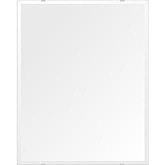スーパークリアー ミラー 600x750mm 長方形 デラックスカット 鏡 壁掛け ミラー 壁掛け 日本製 5mm厚 玄関 リビング 寝室 トイレ 取付金具と説明書 高透過