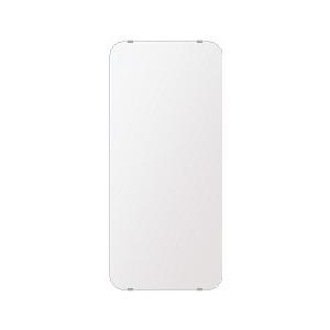 スーパークリアー ミラー 360x800mm 角丸四角形 シンプルカット 鏡 壁掛け ミラー 壁掛け 日本製 5mm厚 玄関 リビング 寝室 トイレ 取付金具と説明書 高透過