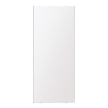 スーパークリアー ミラー 500x1100mm 長方形 シンプルカット 鏡 壁掛け ミラー 壁掛け 日本製 5mm厚 玄関 リビング 寝室 トイレ 取付金具と説明書 高透過彩
