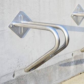 ステンレススチール 自転車スタンド 　自転車止め 楽天市場】駐輪スタンド ステンレスの通販