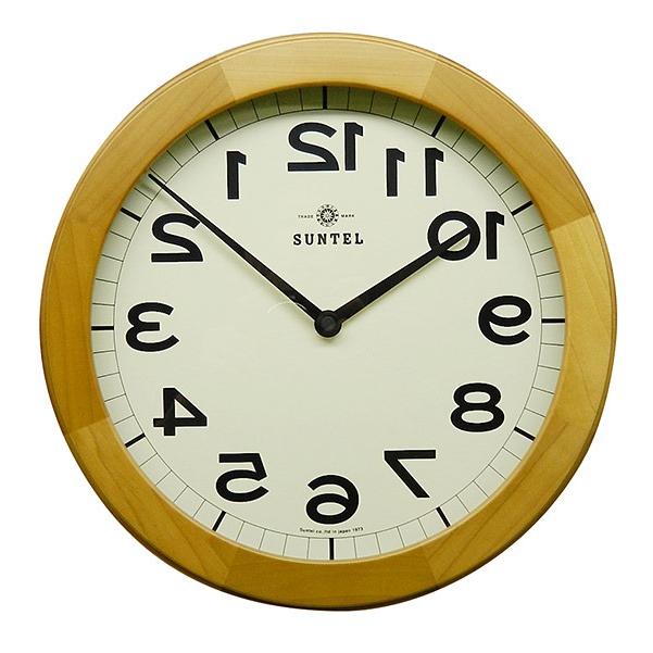 逆転時計 32cm 逆回転 時計 反対 動く 針 仕掛け時計 掛け時計