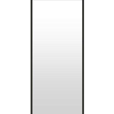 高精細ハイテクミラー 超軽量 割れない鏡 52〜60x130cm 鏡 壁掛け 鏡 ブラック 黒 黒色 割れないミラー 姿見 ミラー 全身 フィルムミラー 日本製 国産 全身鏡_1