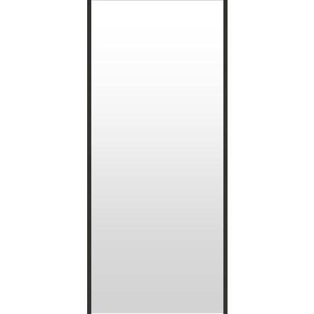 高精細ハイテクミラー 割れない鏡 62〜70x160cm 鏡 立掛け 鏡 ブラック 黒 黒色 超軽量 割れないミラー たてかけ 立てかけ 姿見 ミラー 全身 フィルムミラー_1