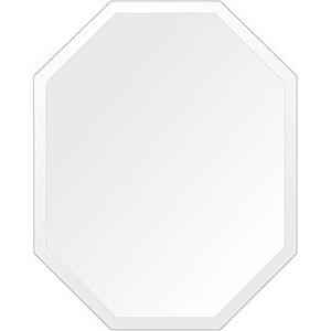スーパークリアー ミラー 400x500mm 八角形 デラックスカット 鏡 壁掛け ミラー 壁掛け 日本製 5mm厚 玄関 リビング 寝室 トイレ 取付金具と説明書 高透過