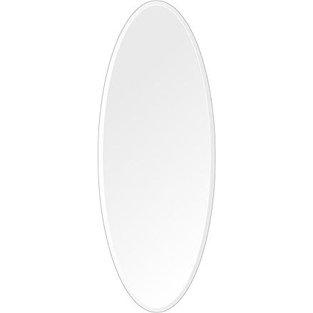 スーパークリアー ミラー 450x1200mm 楕円形 デラックスカット 鏡 壁掛け ミラー 壁掛け 日本製 5mm厚 玄関 リビング 寝室 トイレ 取付金具と説明書 高透過
