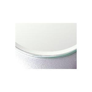 洗面 浴室 鏡 ミラーのカット販売。クリアーミラー  通常の鏡, 5mm厚 約15ミリ幅面取り加工：762mmx305mm｜kagami